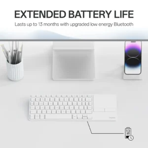 RAPOO E900T Multi-mode Wireless ultra-slim Bluetooth Keyboard - Image 9