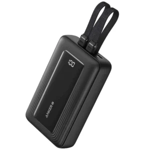 Anker Zolo 45W 20000mAh Fast Charging Power Bank with Dual Built-in Cables
