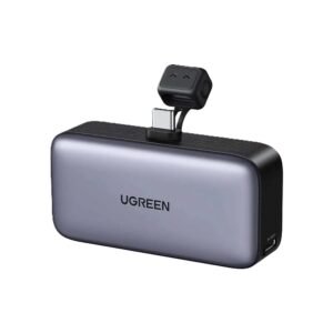 UGREEN Nexode 35338 PB503 20W 5000mAh Power Bank with Built-in USB-C Connector/Kickstand (Space Grey)
