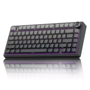 AULA F75 Reaper SW Hot Swappable RGB TKL Backlight Gasket Mechanical Gaming Keyboard (Gradient Grey)