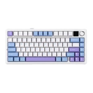 AULA F75MAX Reaper SW Hot Swappable RGB TKL Backlight Gasket 4000mAh TFT Screen 3-Mode Mechanical Gaming Keyboard (Glacier Blue)