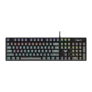 AULA S2022PRO Red SW Rainbow Full size AR/EN Mechanical Gaming Keyboard
