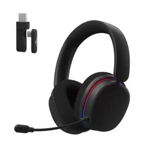 AULA WIND G7PRO 7.1 Surround RGB Detachable Mic 3-Mode Gaming Headset (Black)