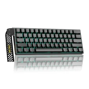 AULA WIND MINI60 HE PRO Stormrise Magnetic SW Hot Swappable 8K Polling Rapid Trigger Side Engraved Keycaps RGB 60% Backlight 3-Mode Mechanical Gaming Keyboard (Black)