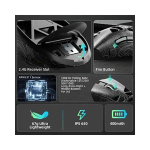 AULA WIND SC620 Wireless 3-Mode Gaming Mouse - Image 3