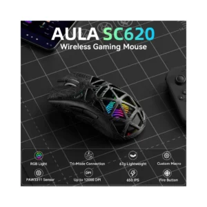AULA WIND SC620 Wireless 3-Mode Gaming Mouse - Image 4