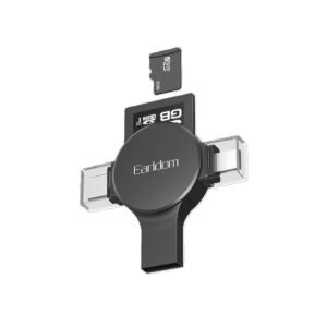 Earldom ET-CR03 5-in-1 OTG Data Transfer Card Reader