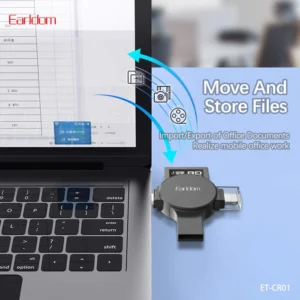 Earldom ET-CR03 5-in-1 OTG Data Transfer Card Reader - Image 3