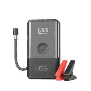 Earldom ET-JS02 2-in-1 Jump Starter & Air Pump 15000mAh with Digital Display & LED Light (Black)