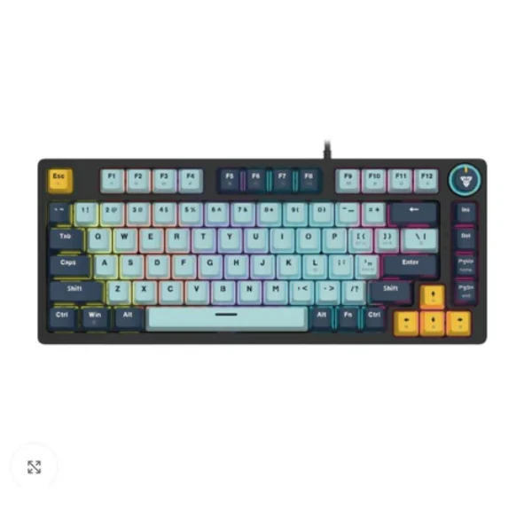 FANTECH ATOM81 MK875V2 MIZU Edition Taro SW Hot Swappable RGB Wired Mechanical Gaming Keyboard - Image 2