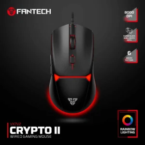 Alternative view of FANTECH CRYPTO II VX7V2 Wired Gaming Mouse (Black)