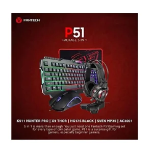 FANTECH P51 5-in-1 Power Bundle (Keyboard/Mouse/Medium Mouse Pad/Headphone/Headphone Stand) - Image 6