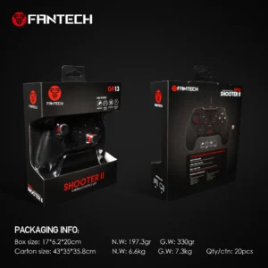Alternative view of FANTECH SHOOTER II GP13 Wired Gaming Controller (Black)