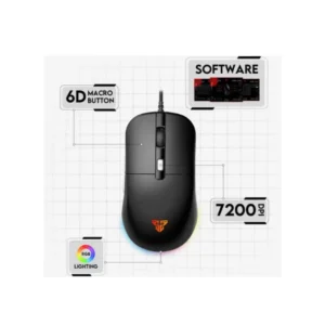 Alternative view of FANTECH KANATA S VX9S Wired Gaming Mouse (Black)