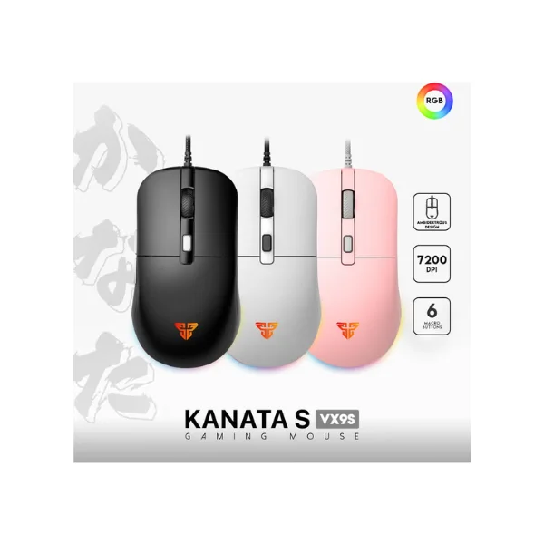 FANTECH KANATA S VX9S Wired Gaming Mouse (Black) - Image 4