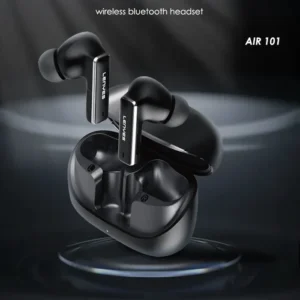 LENYES AIR101AI BERN ANC Silicone Ear Caps Earbuds with 6-mic Noise Reduction (Black) - Image 11