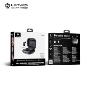 Alternative view of LENYES AIR209 OWS EARHOOK Wireless Earbuds (Black)