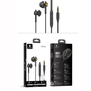 Alternative view of LENYES LF110-AUX 3.5mm Wired Earphone (Black)