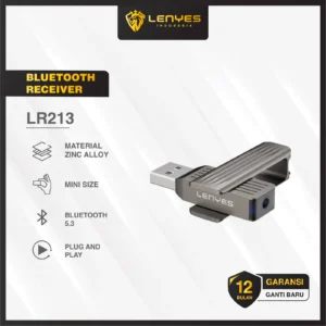 Alternative view of LENYES LR213 USB Audio Receiver 5.3 Bluetooth Adapter