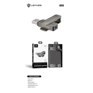 LENYES LR213 USB Audio Receiver 5.3 Bluetooth Adapter - Image 3