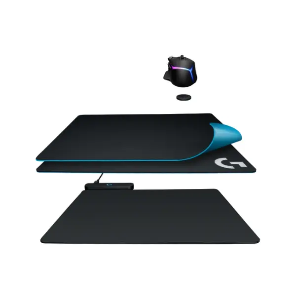 Logitech® POWERPLAY 2 Wireless Charging system Gaming Mouse Pad 947-000003 (Black) - Image 5