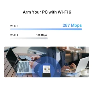 MERCUSYS MA14N AX300 Nano Wireless USB Adapter - Image 5