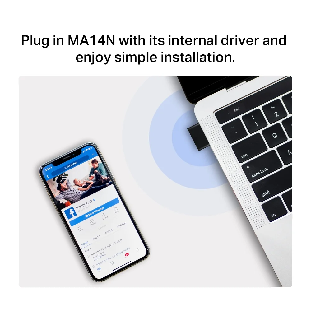 MERCUSYS MA14N AX300 Nano Wireless USB Adapter - Image 6
