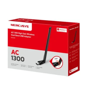 MERCUSYS MA30H AC1300 High Gain Wireless Dual Band USB Adapter - Image 7