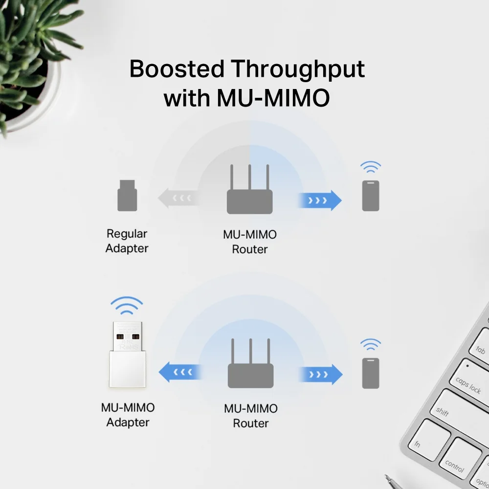 MERCUSYS MA30N AC1300 Nano Wireless Dual Band USB Adapter - Image 5