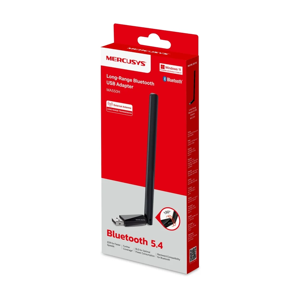 MERCUSYS MA550H Long-Range Bluetooth USB Adapter - Image 9