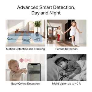 MERCUSYS MC210 Pan/Tilt Home Security Wi-Fi Camera - Image 4