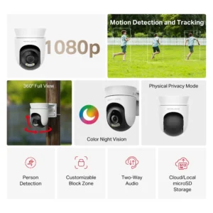 Alternative view of MERCUSYS MC500 Outdoor Pan/Tilt Security Wi-Fi Camera