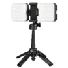 PLOKAMA LIVE-M6 Pro 2-LED Lights Handle Tripod Selfie Stick