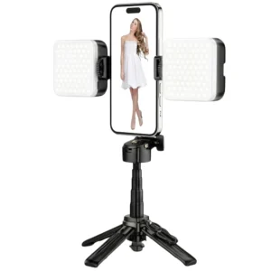 Alternative view of PLOKAMA LIVE-M6 Pro 2-LED Lights Handle Tripod Selfie Stick