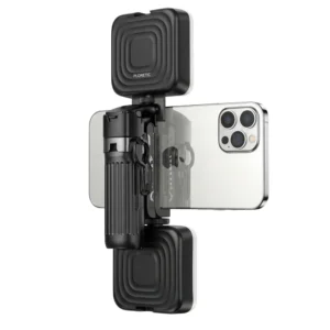 PLOKAMA LIVE-M6 Pro 2-LED Lights Handle Tripod Selfie Stick - Image 3
