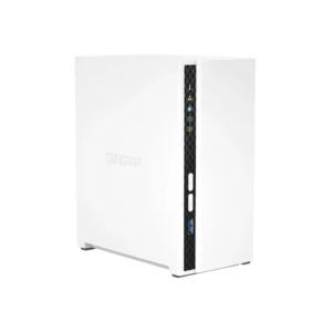 Alternative view of QNAP TS-233 2-bay Home NAS ARM Cortex-A55 Quad Core 2.0GHz CPU - 2GB On-board Memory
