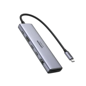 UGREEN 45521 CM511 7-in-1 4K 60Hz 10Gbps With 100W Fast Charge USB-C Multifunction Adapter Hub (Space Grey)
