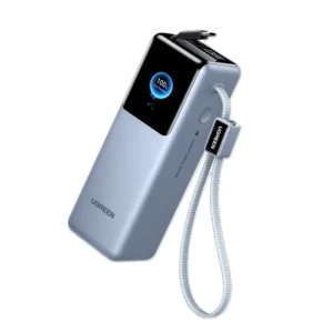 UGREEN Nexode Pro 75702B PB728 200W 25000mAh Flight Approved Power Bank with Retractable USB-C Cable (Space Grey)