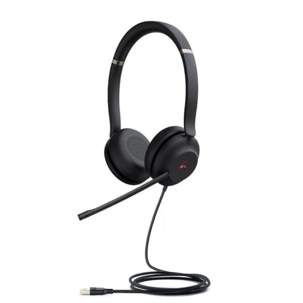 Yealink UH35 Dual USB Wired Headset (Microsoft Teams) (1308163) Black - Image 5