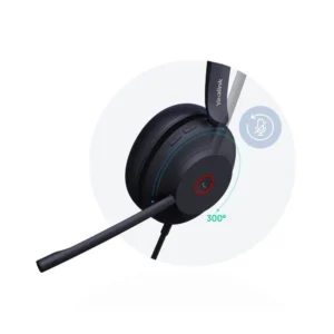 Yealink UH35 Dual USB Wired Headset (Microsoft Teams) (1308163) Black - Image 6
