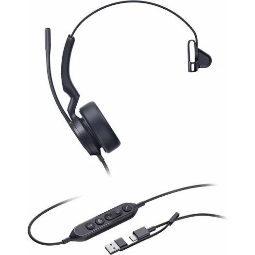 Yealink UH44 Mono USB Wired Headset (Microsoft Teams) (1308241) Black - Image 3